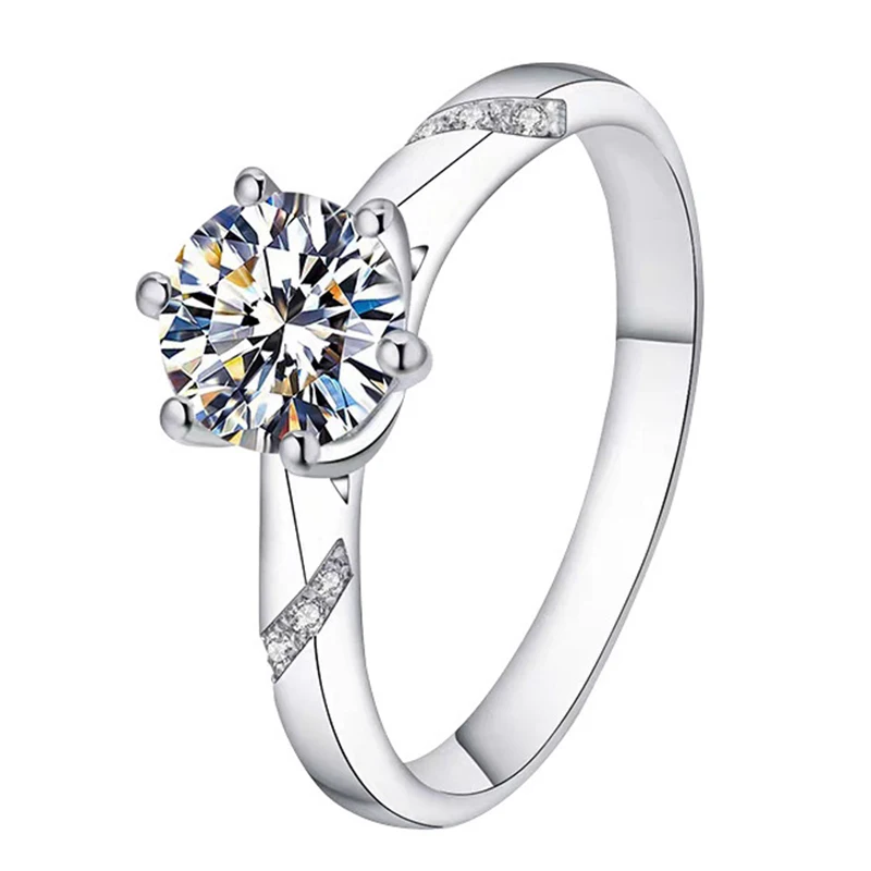 Кольцо женское из серебра 925 пробы с бриллиантами, 1 карат
Кольцо женское из серебра 925 пробы с бриллиантами, 1 карат