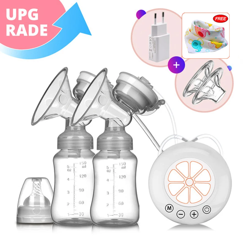 Electric breast pump unilateral and bilateral breast pump manual silicone breast pump baby breastfeeding accessories
Electric breast pump unilateral and bilateral breast pump manual silicone breast pump baby breastfeeding accessories