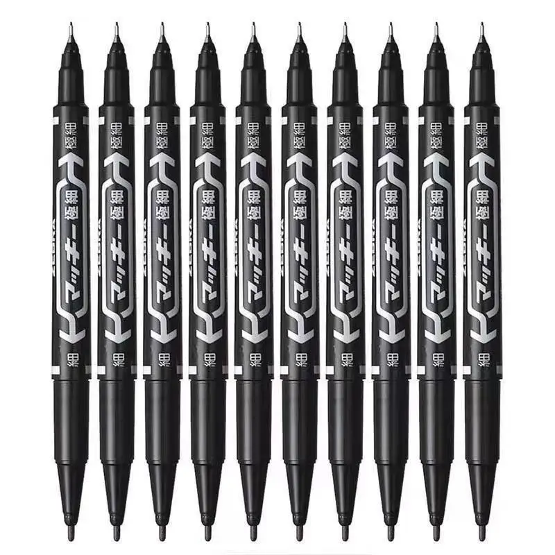 Double-sides Gel Pens Black Blue Red ink Color Ballpoint pen for Students School Office Stationery Writing
Double-sides Gel Pens Black Blue Red ink Color Ballpoint pen for Students School Office Stationery Writing