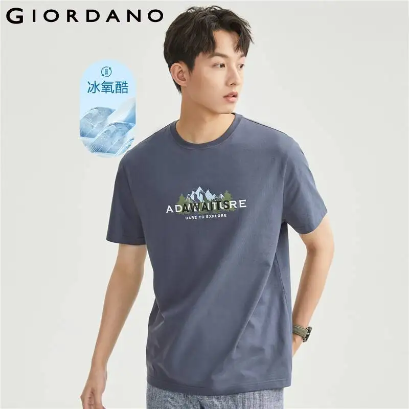 GIORDANO Men T-Shirts High-Tech Cooling Nature Print Tshirts Crewneck Short Sleeve Comfort Summer Fashion Casual Tee 01023428
GIORDANO Men T-Shirts High-Tech Cooling Nature Print Tshirts Crewneck Short Sleeve Comfort Summer Fashion Casual Tee 01023428