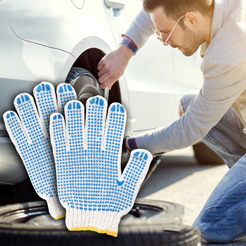 1 Pair Anti-slip Car Repair Gloves Wearing Equipment Cotton Antiskid Point Glue Motorcycles Outdoor Antiskid Point Glue Glove
1 Pair Anti-slip Car Repair Gloves Wearing Equipment Cotton Antiskid Point Glue Motorcycles Outdoor Antiskid Point Glue Glove