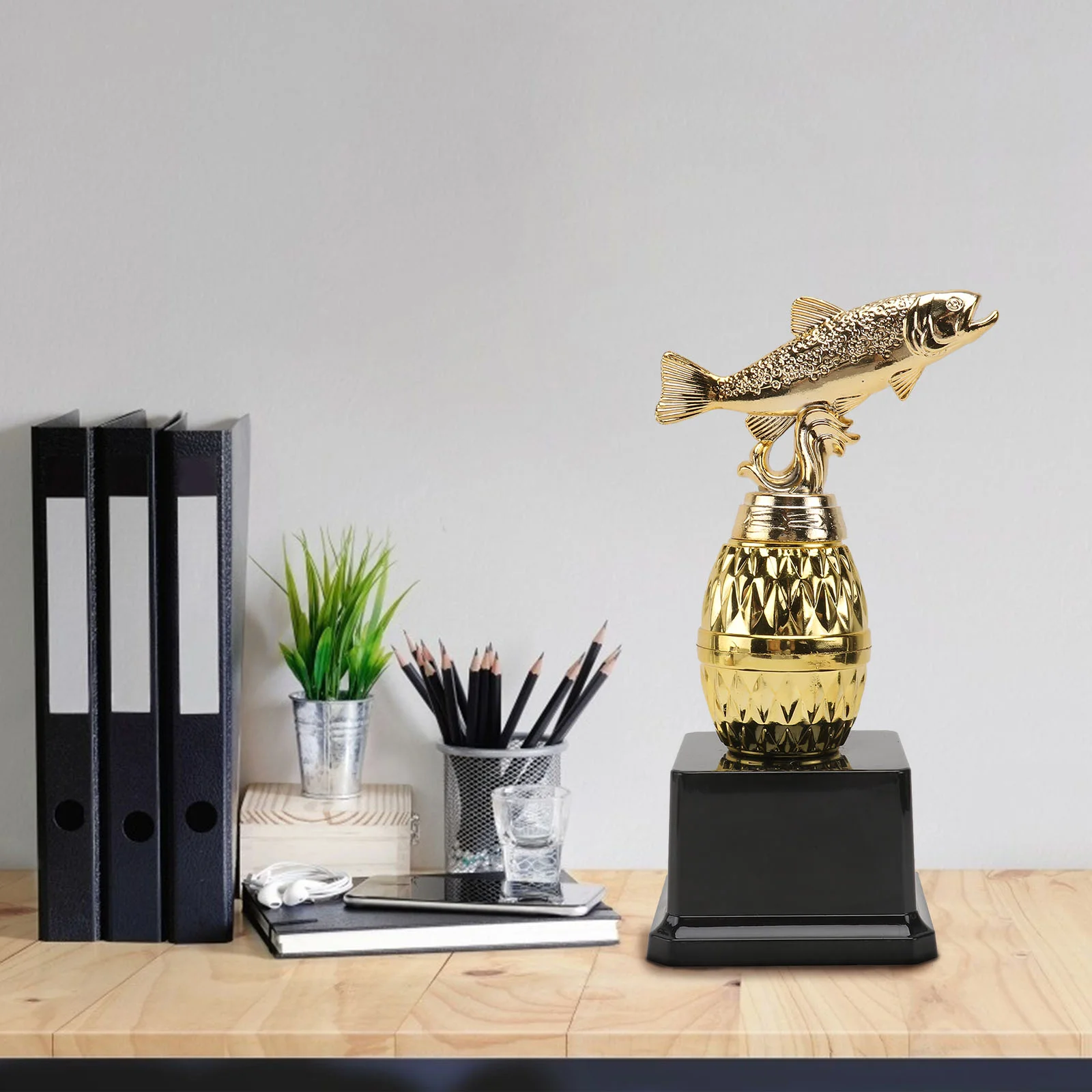 Kids Party Trophy Creative Award Trophy Plastic Fish Reward Trophy for Sport Competitions (Fish C)
Kids Party Trophy Creative Award Trophy Plastic Fish Reward Trophy for Sport Competitions (Fish C)