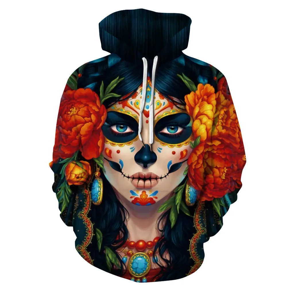 2022Horror style man Hoodie 3D skull Witch series Print Hoodie Men and Women Casual Sweatshirt European and American sizes Pullo
2022Horror style man Hoodie 3D skull Witch series Print Hoodie Men and Women Casual Sweatshirt European and American sizes Pullo