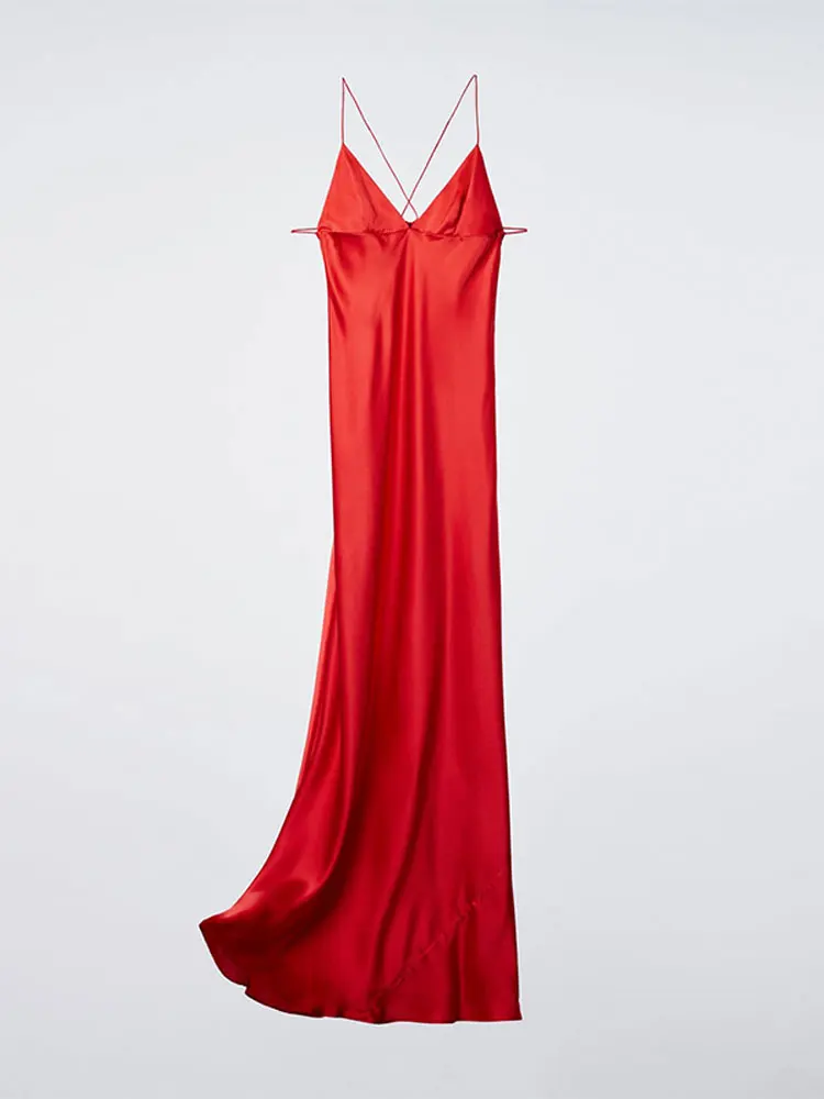 Women Sexy Solid Slim Backless Maxi Suspender Dress Fashion V Necked Holllow Out Sleeveless Vestido 2023 Summer Lady Prom Robe
Women Sexy Solid Slim Backless Maxi Suspender Dress Fashion V Necked Holllow Out Sleeveless Vestido 2023 Summer Lady Prom Robe