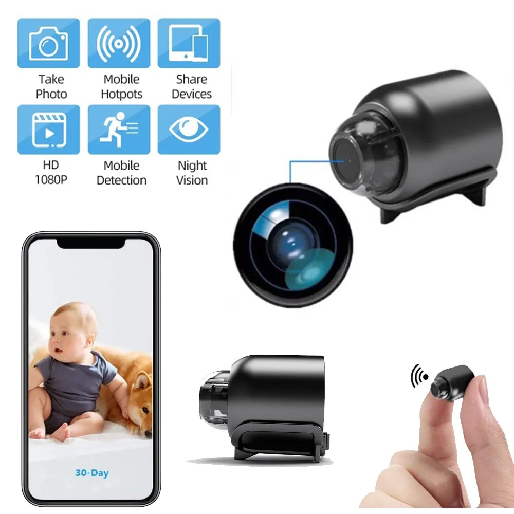 

Mini Camera 1080P Wifi IP Camera Security Protection Night Vision Motion Detect Surveillance Cameras DV Recording Camcorder