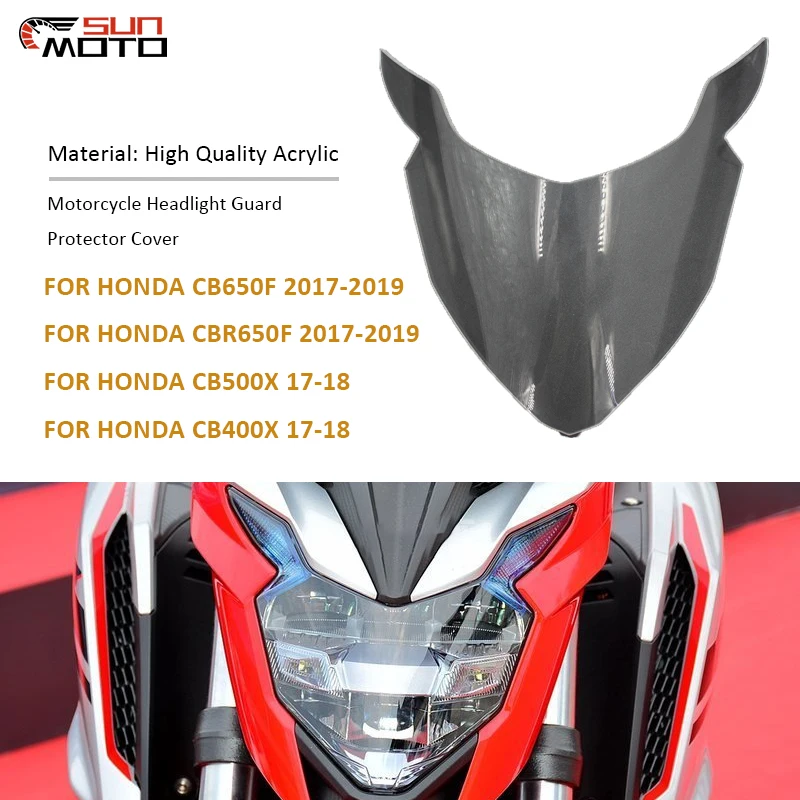 Motorcycle Headlight Screen Protection Guard for Honda CB650F CBR650F 2017-2019 CB500X CB400X 2017 2018 CB CBR 650F 500X 400X 
Motorcycle Headlight Screen Protection Guard for Honda CB650F CBR650F 2017-2019 CB500X CB400X 2017 2018 CB CBR 650F 500X 400X
