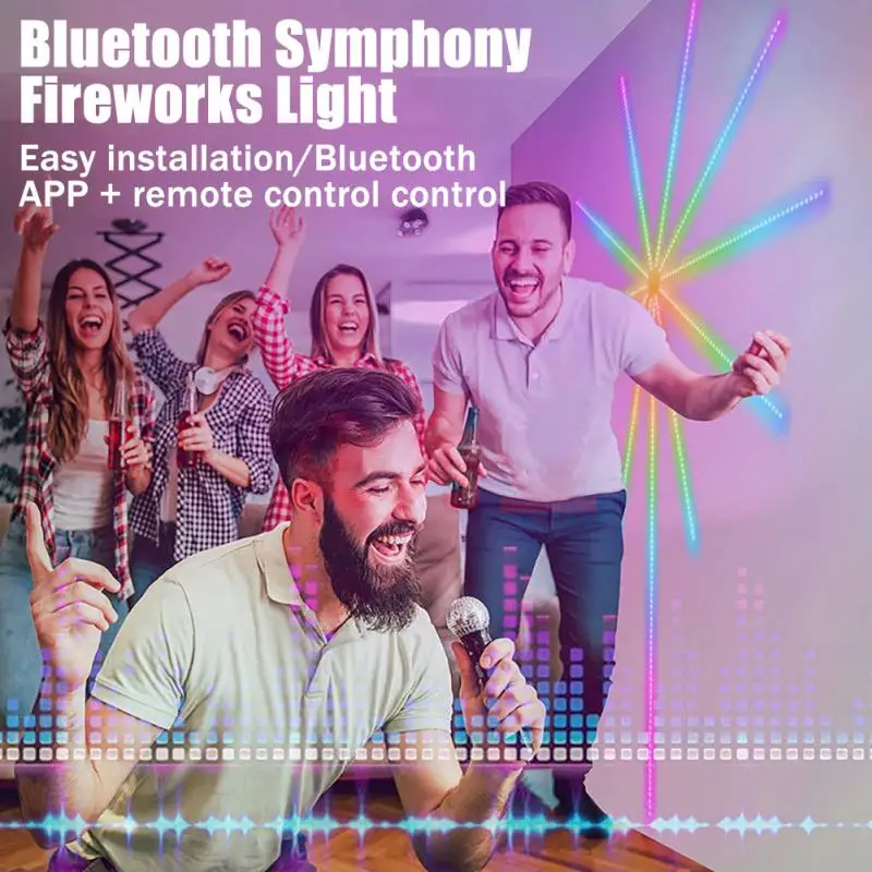 Светодиодный светильник с голосовой активацией, фейерверк с приложением Bluetooth, полноцветный декоративный светильник с USB, светильник вая ле...
Светодиодный светильник с голосовой активацией, фейерверк с приложением Bluetooth, полноцветный декоративный светильник с USB, светильник вая ле...