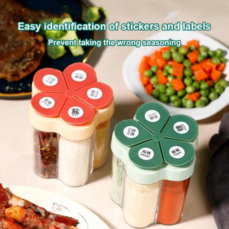 1PC Five In One Seasoning Bottle Integrated Sealed Moisture-proof Flap Seasoning Tank Multifunctional Kitchen Seasoning Tank
1PC Five In One Seasoning Bottle Integrated Sealed Moisture-proof Flap Seasoning Tank Multifunctional Kitchen Seasoning Tank