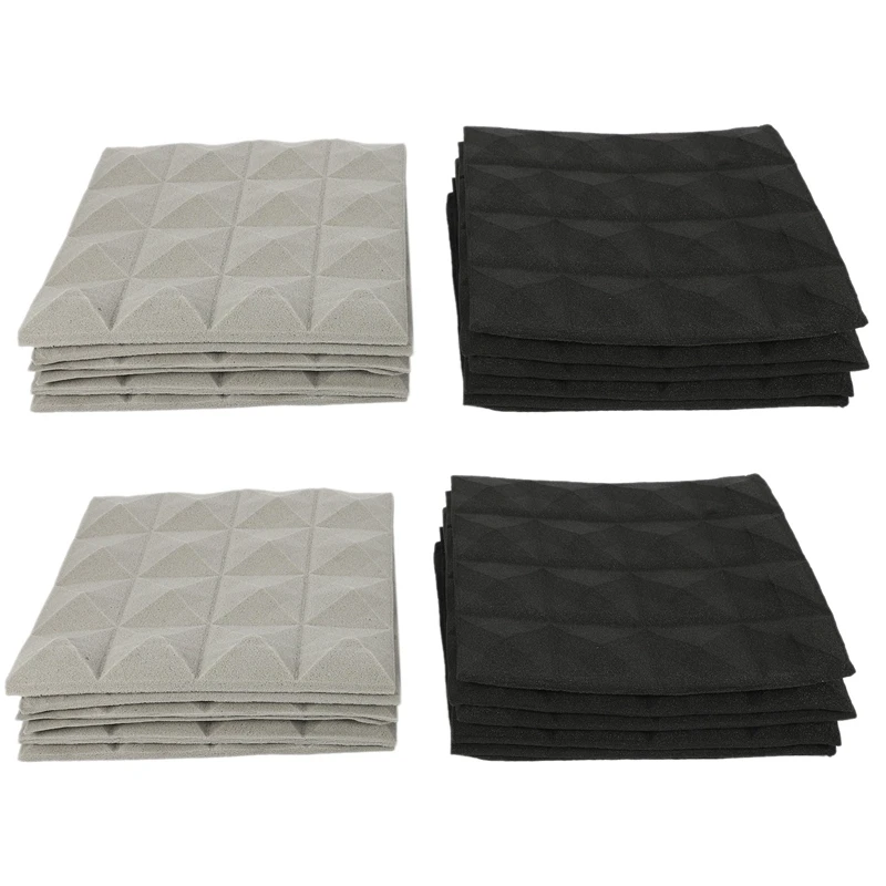 24X Charcoal Acoustic Foam Tiles Soundproofing Foam Panels Studio Sound Padding 2 X 10 X 10 Inch(Black+Grey)
24X Charcoal Acoustic Foam Tiles Soundproofing Foam Panels Studio Sound Padding 2 X 10 X 10 Inch(Black+Grey)