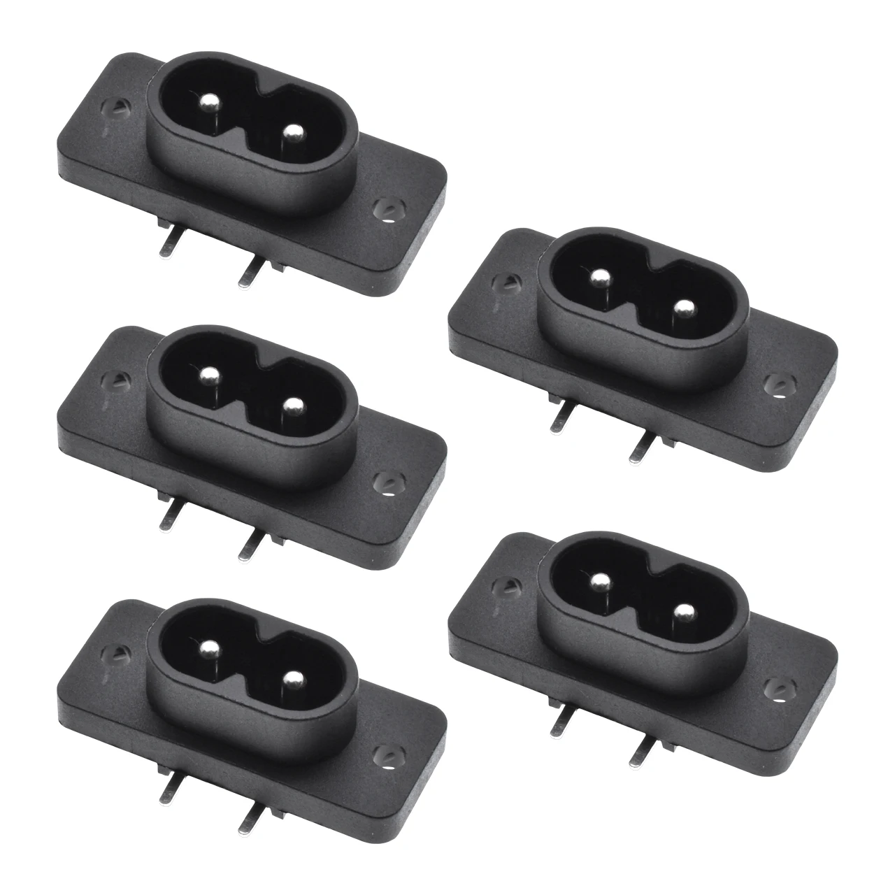 5 шт. IEC320 C8 черная 2-контактная розетка питания, входная розетка переменного тока 250 в А, переключатель, встраиваемая Промышленная Электрическая 2-контактная штепсельная вилка 006 
5 шт. IEC320 C8 черная 2-контактная розетка питания, входная розетка переменного тока 250 в А, переключатель, встраиваемая Промышленная Электрическая 2-контактная штепсельная вилка 006