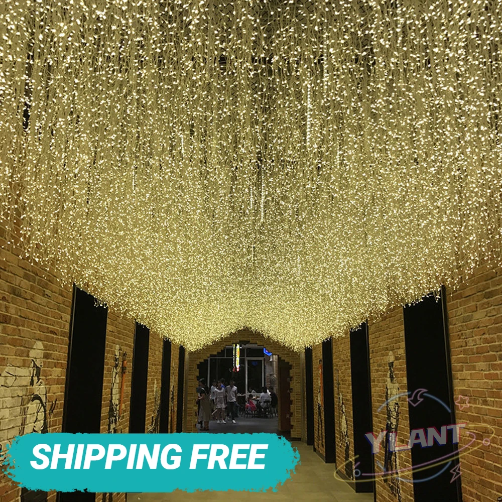 СВЕТОДИОДНАЯ Гирлянда-сосулька, рождественские гирлянды, гирлянда-занавеска, сказосветильник светильник s, водопад, уличная Водонепроница... 
СВЕТОДИОДНАЯ Гирлянда-сосулька, рождественские гирлянды, гирлянда-занавеска, сказосветильник светильник s, водопад, уличная Водонепроница...