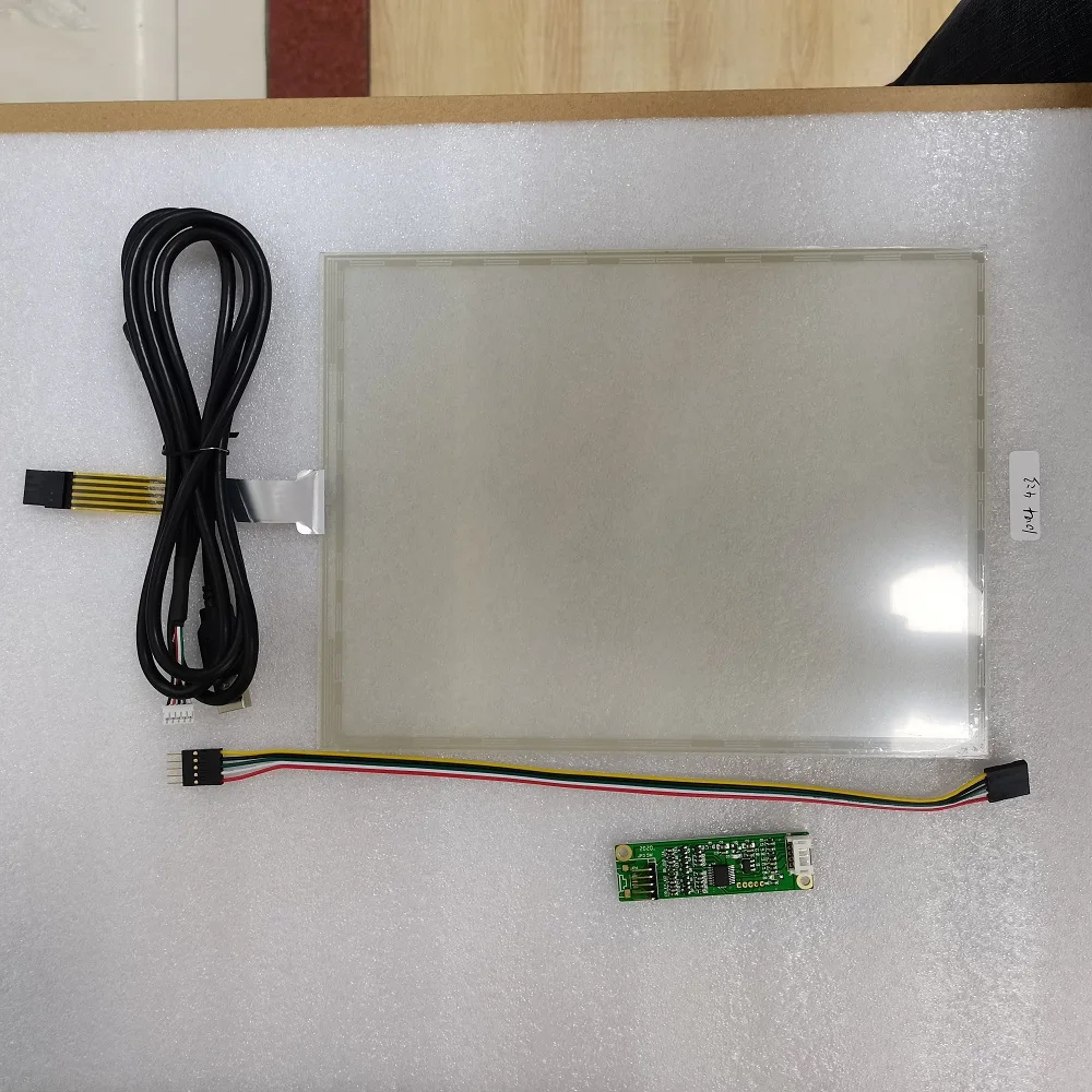 

5-проводная резистивная панель сенсорного экрана 4:3 10,4 дюйма толщиной 234*178 мм для промышленного рекламного автомобильного дисплея