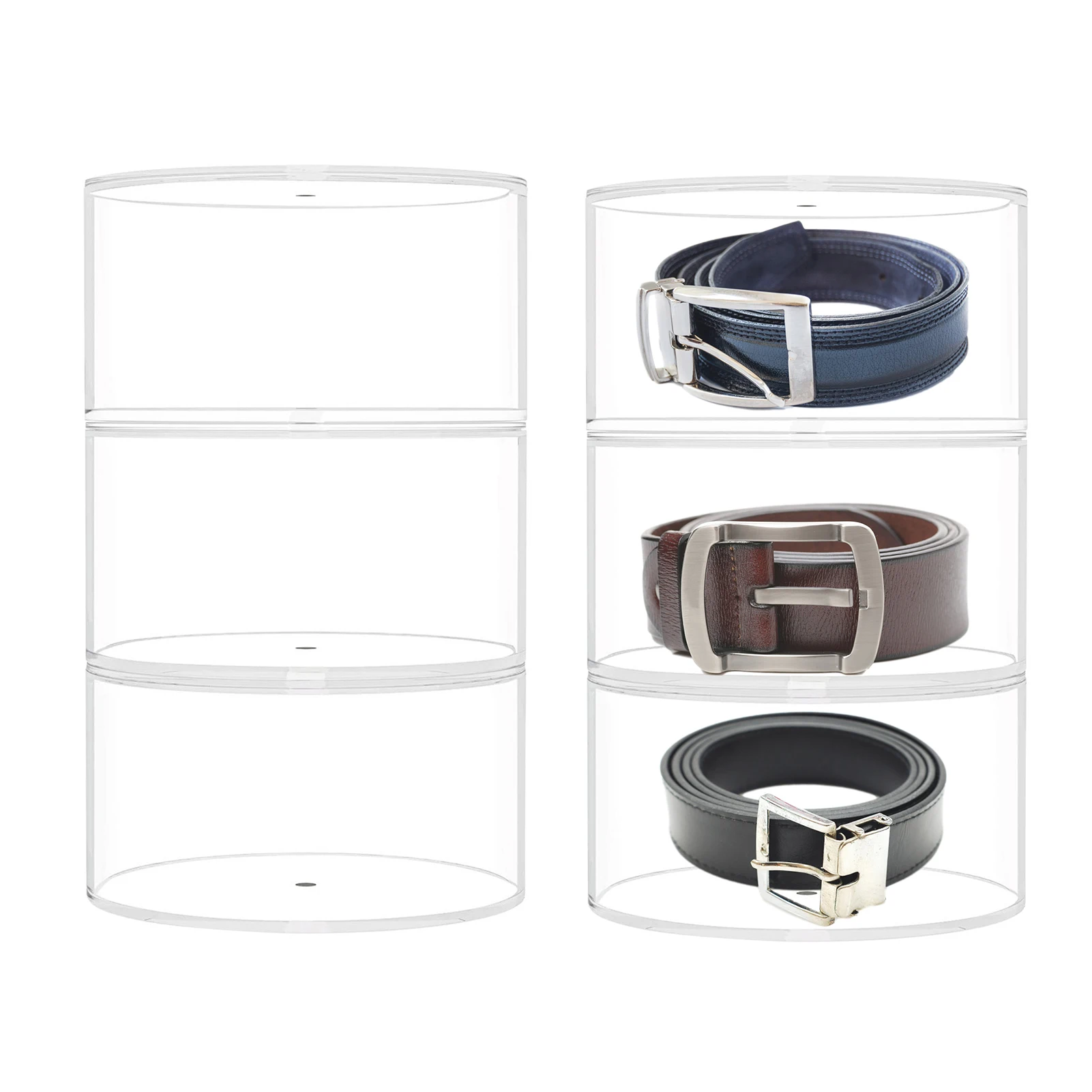 3 Layers Acrylic Clear Belt Holder Acrylic 3 Layers Belt Case Storage Holder Storage Case Holder For Watches Sunglasses Makeup
3 Layers Acrylic Clear Belt Holder Acrylic 3 Layers Belt Case Storage Holder Storage Case Holder For Watches Sunglasses Makeup