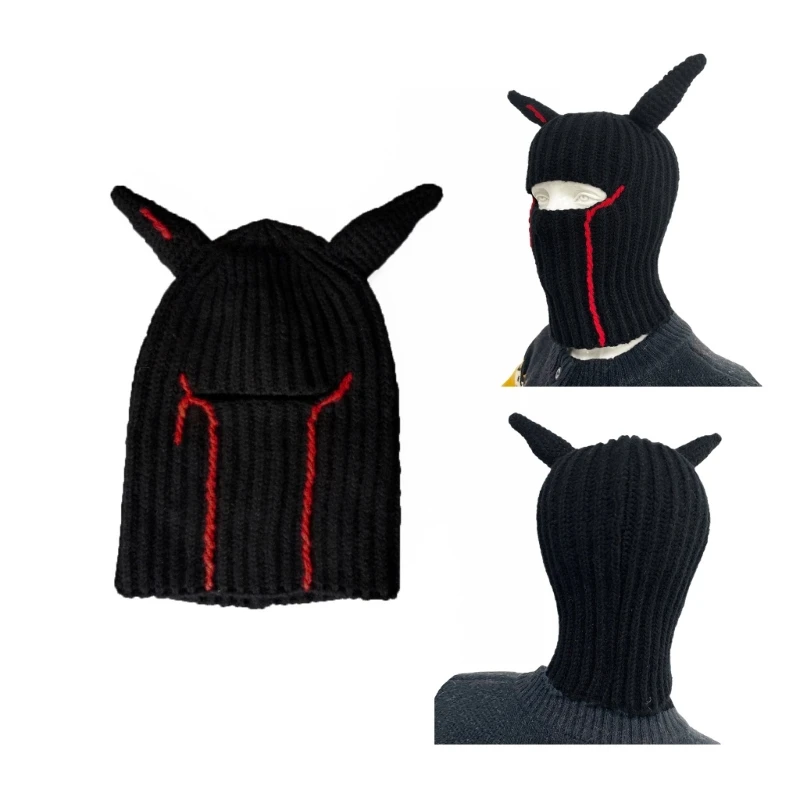 Girl Cartoon Devil Horn Knit Beanie Hat Y2K Party Hat Photo Props Hot Girl Party Holiday Hat Angel Horn
Girl Cartoon Devil Horn Knit Beanie Hat Y2K Party Hat Photo Props Hot Girl Party Holiday Hat Angel Horn