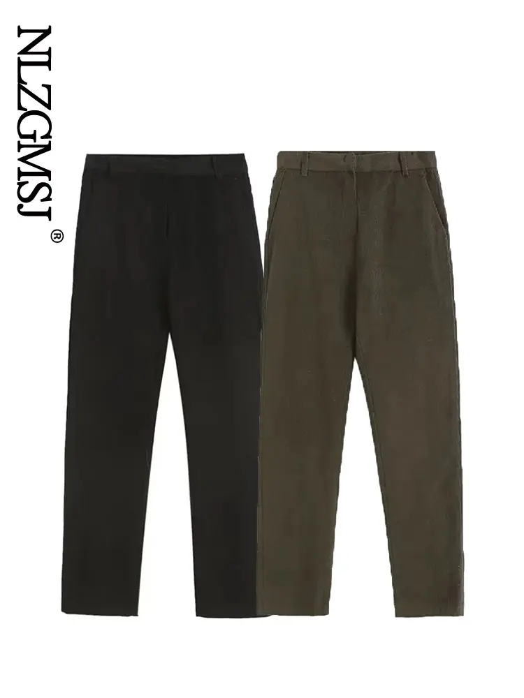 Повседневные осенние брюки Nlzgmsj, женские прямые свободные однотонные брюки с высокой талией
Повседневные осенние брюки Nlzgmsj, женские прямые свободные однотонные брюки с высокой талией