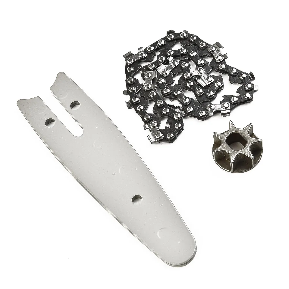 4/6Inch Saw Chain Woodworking Accessories Guide Chain Bar Chainsaw Cutter Electric Fits Hand Mini Saw Set Steel Outdoor Chainsaw
4/6Inch Saw Chain Woodworking Accessories Guide Chain Bar Chainsaw Cutter Electric Fits Hand Mini Saw Set Steel Outdoor Chainsaw