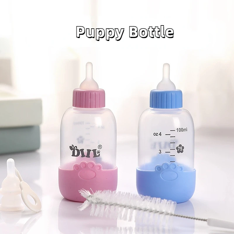 A Bottle Puppy Kitten Feeding Bottle Set 100ml Pet Dog Cat Water Milk Feeder With Cleaning Brush Newborn Pet Drinking Bottle
A Bottle Puppy Kitten Feeding Bottle Set 100ml Pet Dog Cat Water Milk Feeder With Cleaning Brush Newborn Pet Drinking Bottle