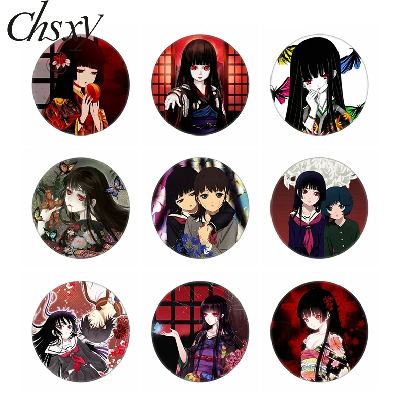 Anime Jigoku Shoujo HELL GIRL Enma Ai Cosplay Badge Cartoon Figure Brooch Round Icons Tinplate Pin Button Cosplay Jewelry Gift
Anime Jigoku Shoujo HELL GIRL Enma Ai Cosplay Badge Cartoon Figure Brooch Round Icons Tinplate Pin Button Cosplay Jewelry Gift