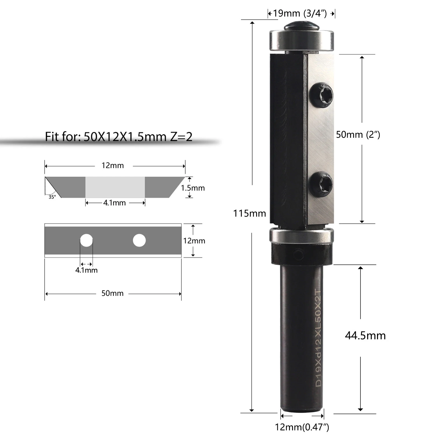 12 мм хвостовик заподлицо, шаблон фрезы с двойными подшипниками, фреза, строгальный станок, вырезанная насадка 20/30/50/60 мм, 2 вставки
12 мм хвостовик заподлицо, шаблон фрезы с двойными подшипниками, фреза, строгальный станок, вырезанная насадка 20/30/50/60 мм, 2 вставки