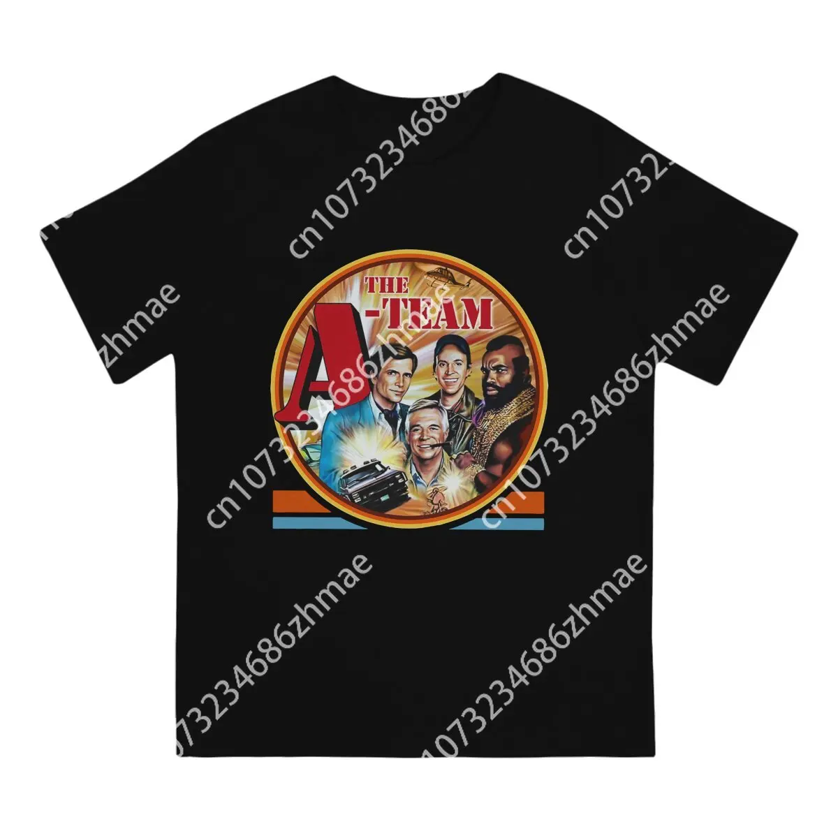 Мужские футболки Flim 80-х годов Murdock Geek одежда A-Team из чистого хлопка Винтажная