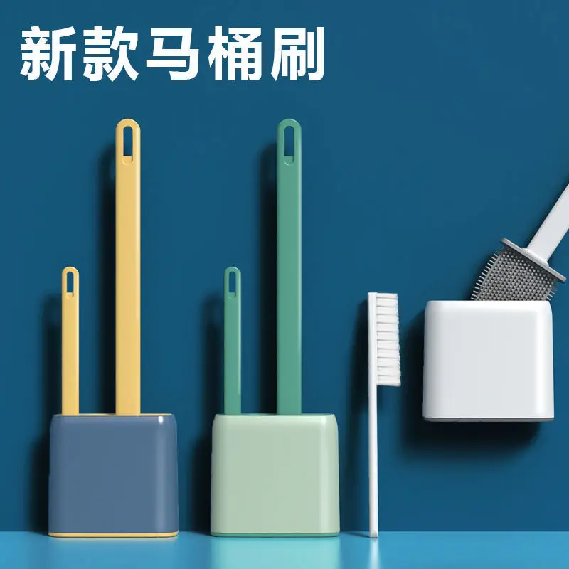 Bathroom Toilet Brush and Holder Set Bendable Flexible TPR Silicone Brush Head to Clean Corner Cleaning Brush WC Accessories
Bathroom Toilet Brush and Holder Set Bendable Flexible TPR Silicone Brush Head to Clean Corner Cleaning Brush WC Accessories