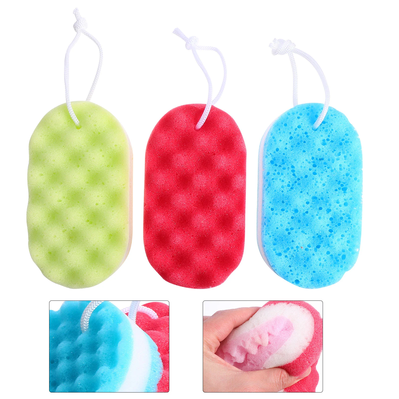 Bath Sponge Body Scrub Massage Brush Scrubber Sponge Cleaner Bathroom Shower Bathing Exfoliating Sponges(Random Color)
Bath Sponge Body Scrub Massage Brush Scrubber Sponge Cleaner Bathroom Shower Bathing Exfoliating Sponges(Random Color)