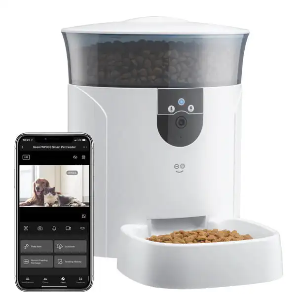 Pet Connect Feeder with Camera, 7 Liter Automatic Pet Dog & Cat Pet Feeder HD Camera
Pet Connect Feeder with Camera, 7 Liter Automatic Pet Dog & Cat Pet Feeder HD Camera