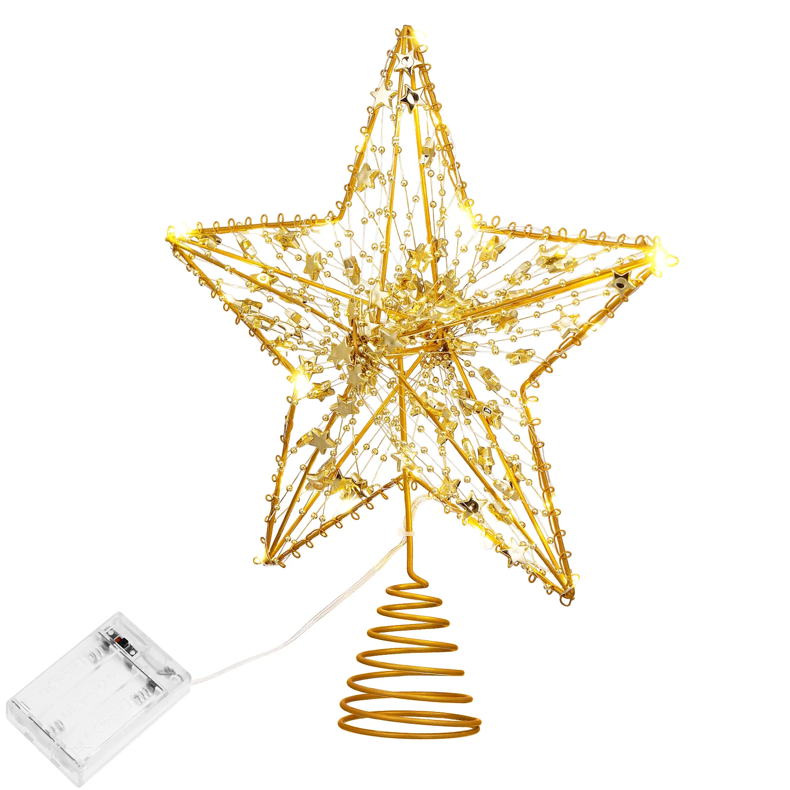 Wrought Iron Tree Top Star Topper Christmas Lighted Decor Supplies Gold Decorations Metal Treetop
Wrought Iron Tree Top Star Topper Christmas Lighted Decor Supplies Gold Decorations Metal Treetop