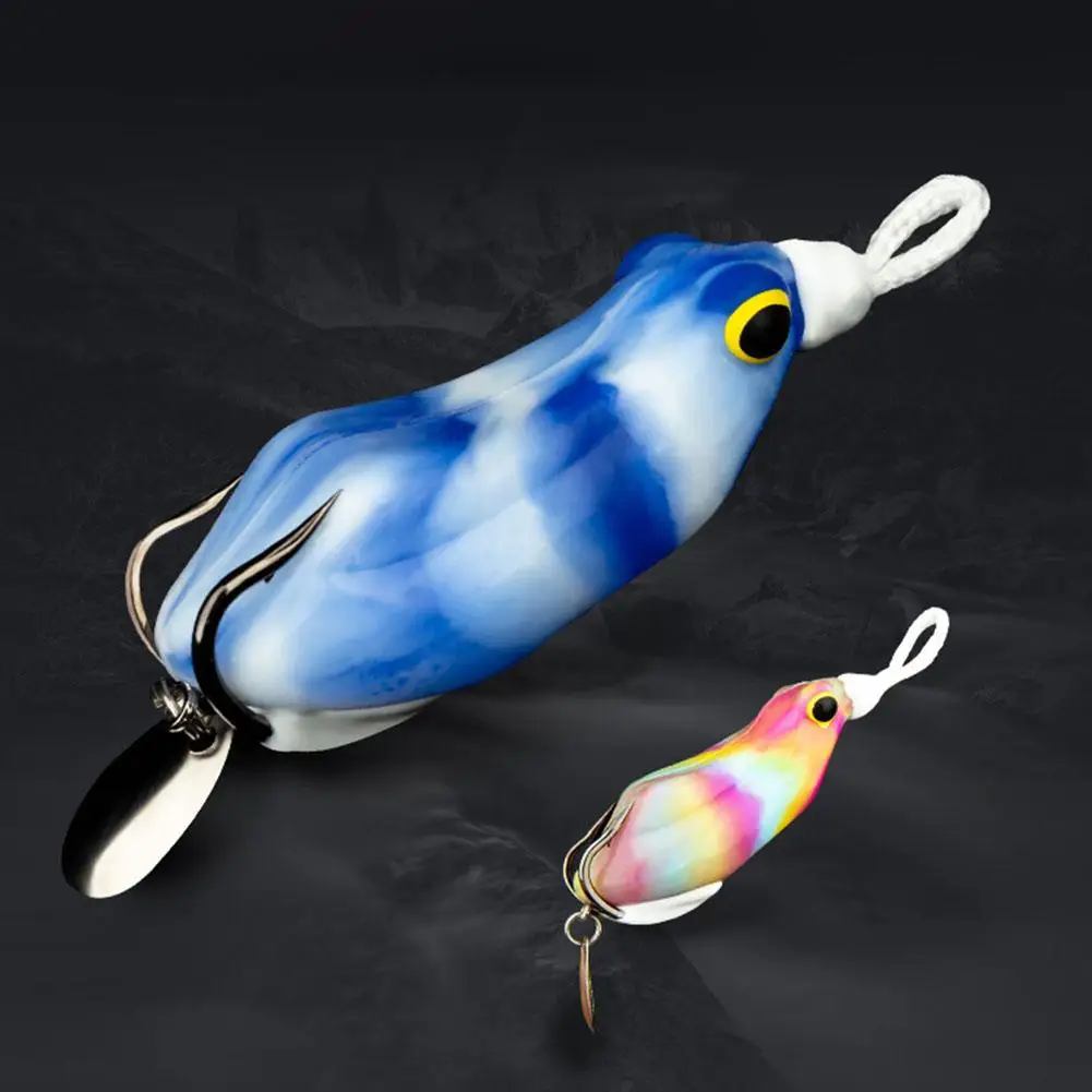 

Frog Lures Topwater Thunder Frog Soft Bait Double Hooks Jigging Wobblers Fishing Lures Catfish Bass Pike Snakehead Tackle