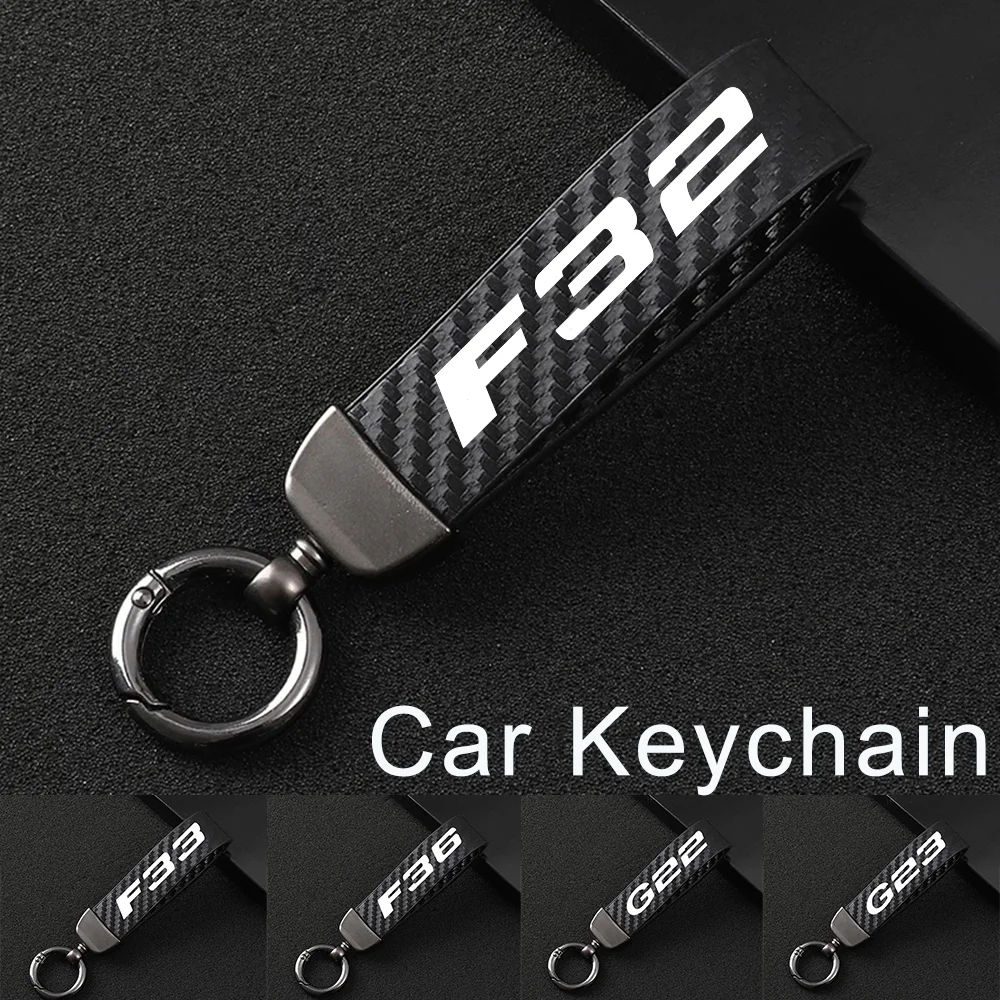 For BMW 4 Series F32 F33 F36 G22 G23 Car Carbon Fiber Leather Rope Key Chain New Fashion Car Key Rings Holder High-Grade Styling
For BMW 4 Series F32 F33 F36 G22 G23 Car Carbon Fiber Leather Rope Key Chain New Fashion Car Key Rings Holder High-Grade Styling