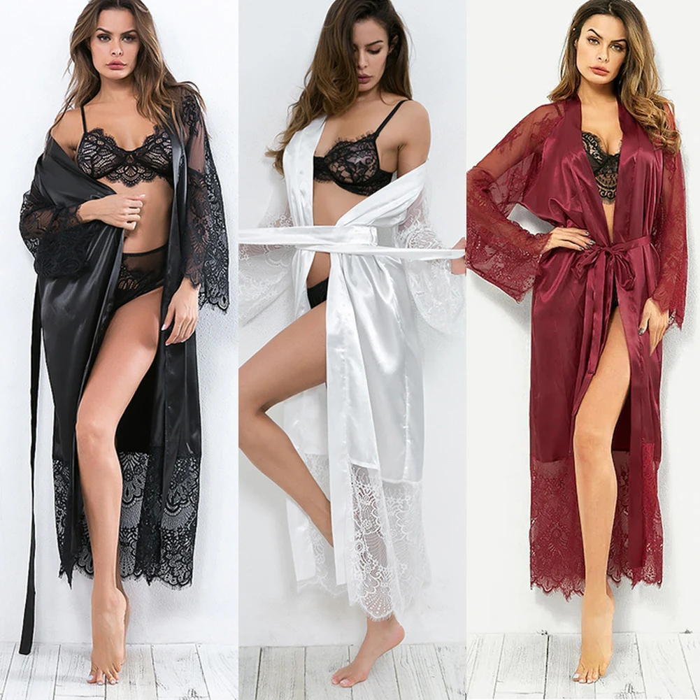 Plus Size Women Babydolls Plain Silk Satin Robe Bridal Wedding Bridesmaid Bride Kimono Dressing Gown
Plus Size Women Babydolls Plain Silk Satin Robe Bridal Wedding Bridesmaid Bride Kimono Dressing Gown