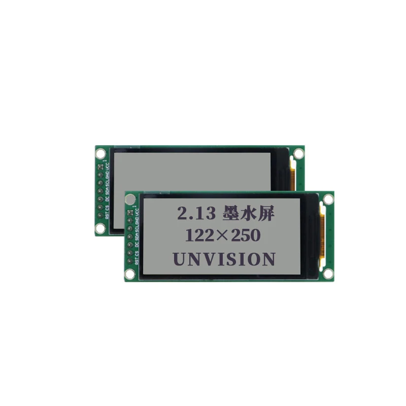 2.13 inch E-Paper Ink Screen TFT Module 122*250 E-Paper Ink Screen ST7302 Driver 7 Pin
2.13 inch E-Paper Ink Screen TFT Module 122*250 E-Paper Ink Screen ST7302 Driver 7 Pin
