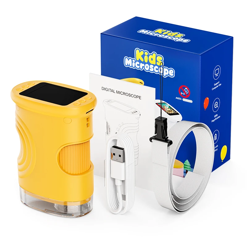 Портативный цифровой микроскоп 1000x для детей
Портативный цифровой микроскоп 1000x для детей