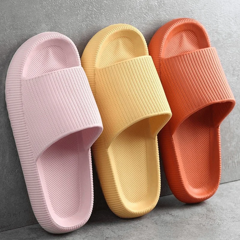 Home Slippers Thick Platform Bathroom Cloud Slippers Non-slip Woman Sandals Fashion Flip Flops Women Soft Sole EVA Indoor Slides
Home Slippers Thick Platform Bathroom Cloud Slippers Non-slip Woman Sandals Fashion Flip Flops Women Soft Sole EVA Indoor Slides