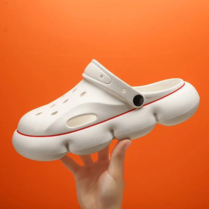 Summer Platform Couple Slides Shoes New Closed Toe Breathable Non-slip Eva Slippers for Women and Men Outdoor Casual Beach Shoes 
Summer Platform Couple Slides Shoes New Closed Toe Breathable Non-slip Eva Slippers for Women and Men Outdoor Casual Beach Shoes