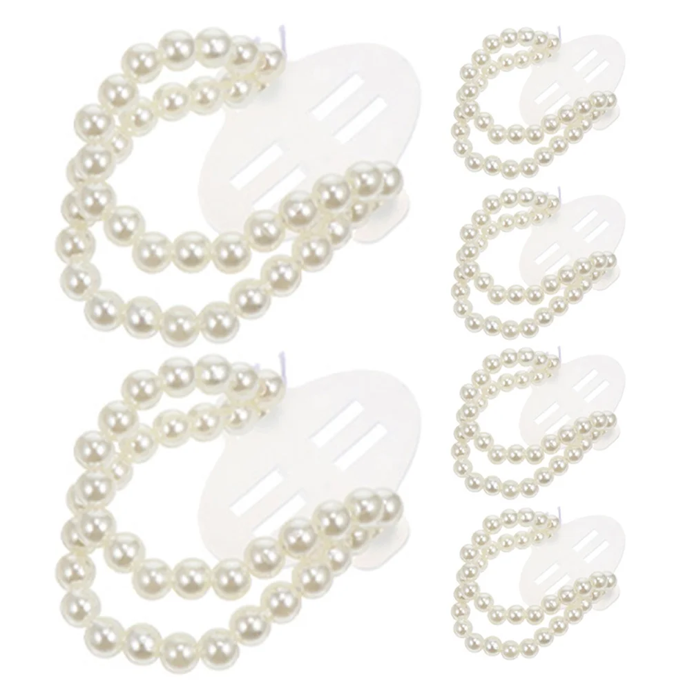 6Pcs Pearl Corsage Bracelet DIY Wristlets Corsage Stretch Pearl Wrist Corsages Accessories
6Pcs Pearl Corsage Bracelet DIY Wristlets Corsage Stretch Pearl Wrist Corsages Accessories