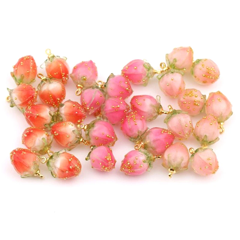 3D Strawberry Fruit Resin Charms Pendant Earring Handmade for Diy Jewelry Making Charms for Necklace Bracelet
3D Strawberry Fruit Resin Charms Pendant Earring Handmade for Diy Jewelry Making Charms for Necklace Bracelet