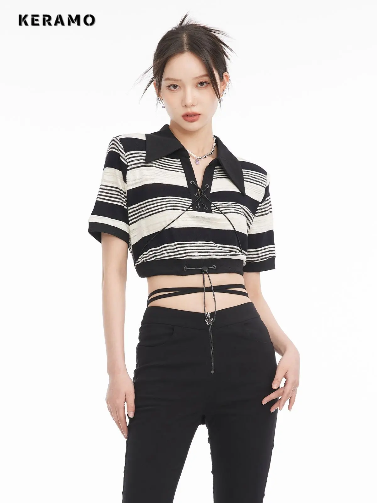 American Vintage Turn Down Collar Short Sleeve Slim T-shirt 2023 Summer Women Casual Sheath Hip Pop Lace-up Super Short Tees Top
American Vintage Turn Down Collar Short Sleeve Slim T-shirt 2023 Summer Women Casual Sheath Hip Pop Lace-up Super Short Tees Top