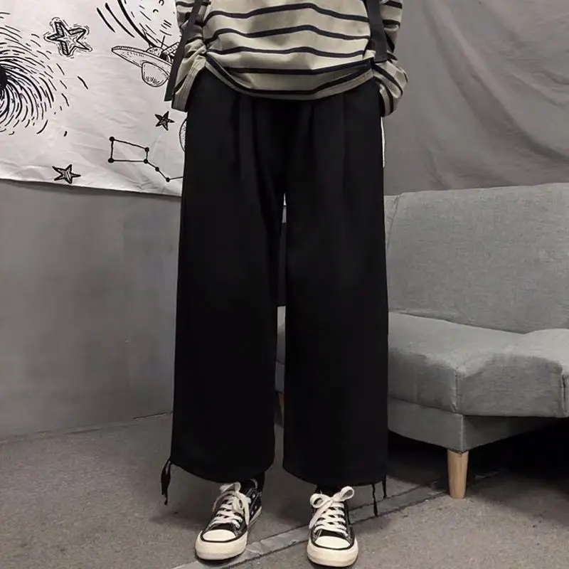 Women Pants Black Oversized Straight Harajuku Vintage Baggy Sports Pants 2022 Classic Gray High Waist Casual Trousers for Female
Women Pants Black Oversized Straight Harajuku Vintage Baggy Sports Pants 2022 Classic Gray High Waist Casual Trousers for Female