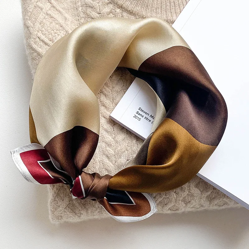 2022 Fashion 100% Silk Satin Hair Scarf Women Handkerchief Printed Female Square Head Bandana Small Neck hijab girl Neckerchief
2022 Fashion 100% Silk Satin Hair Scarf Women Handkerchief Printed Female Square Head Bandana Small Neck hijab girl Neckerchief