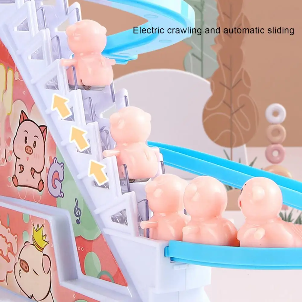 1 Set Safety Electric Motivational Cognitive Development Durable Electric Piggy Track Toys Climb Stairs Toy for Home
1 Set Safety Electric Motivational Cognitive Development Durable Electric Piggy Track Toys Climb Stairs Toy for Home
