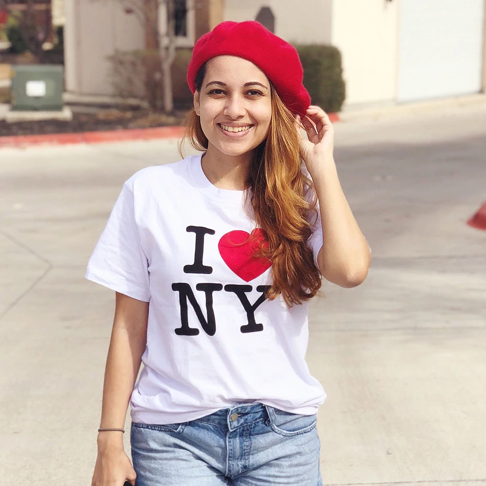 Fashion Summer Women T Shirt I Love NY Print Graphic Tees Short Sleeve 90s Aesthetic Casual Female Clothing Tops Ropa Mujer 2020
Fashion Summer Women T Shirt I Love NY Print Graphic Tees Short Sleeve 90s Aesthetic Casual Female Clothing Tops Ropa Mujer 2020