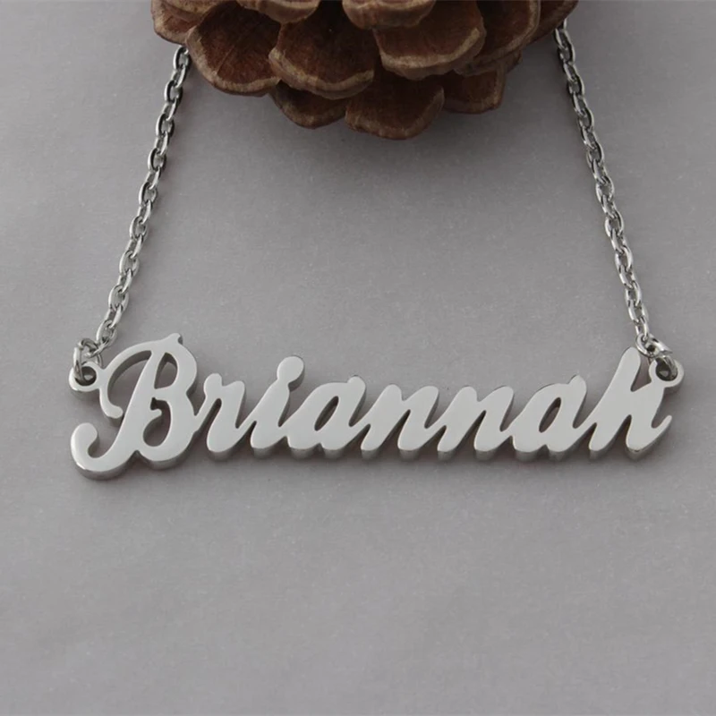 Fashion Personalized Name Necklace Women Jewelry Stainless Steel Gold Pendant Custom Your ID Choker
Fashion Personalized Name Necklace Women Jewelry Stainless Steel Gold Pendant Custom Your ID Choker