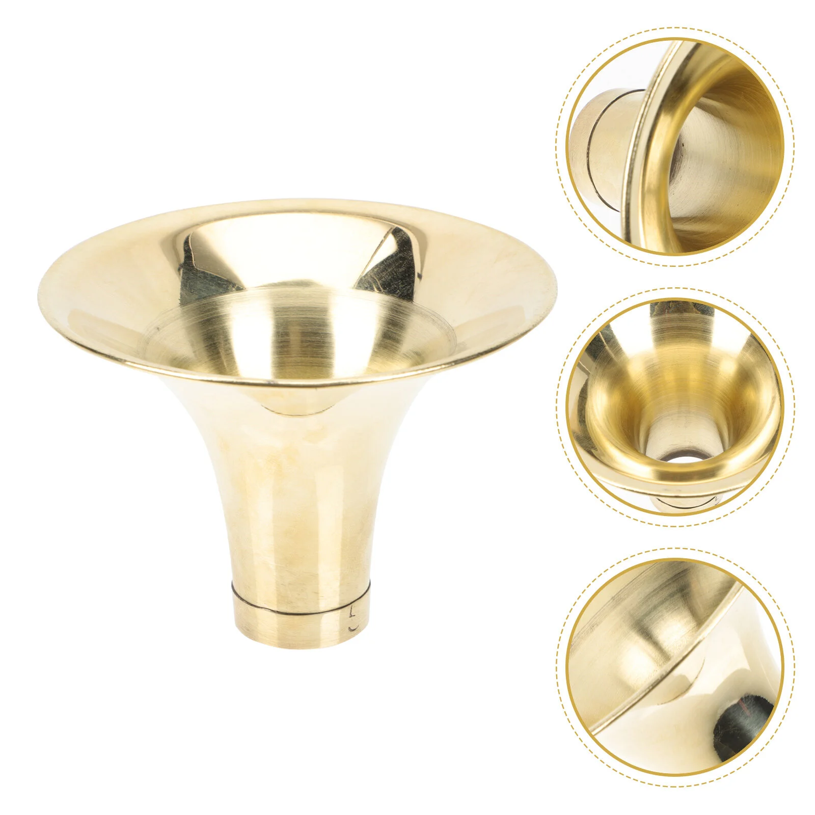 

Suona Bowl Brass Instruments Horn Simple Replacement Accessory Trumpet Thickened Practical Sound Amplifier