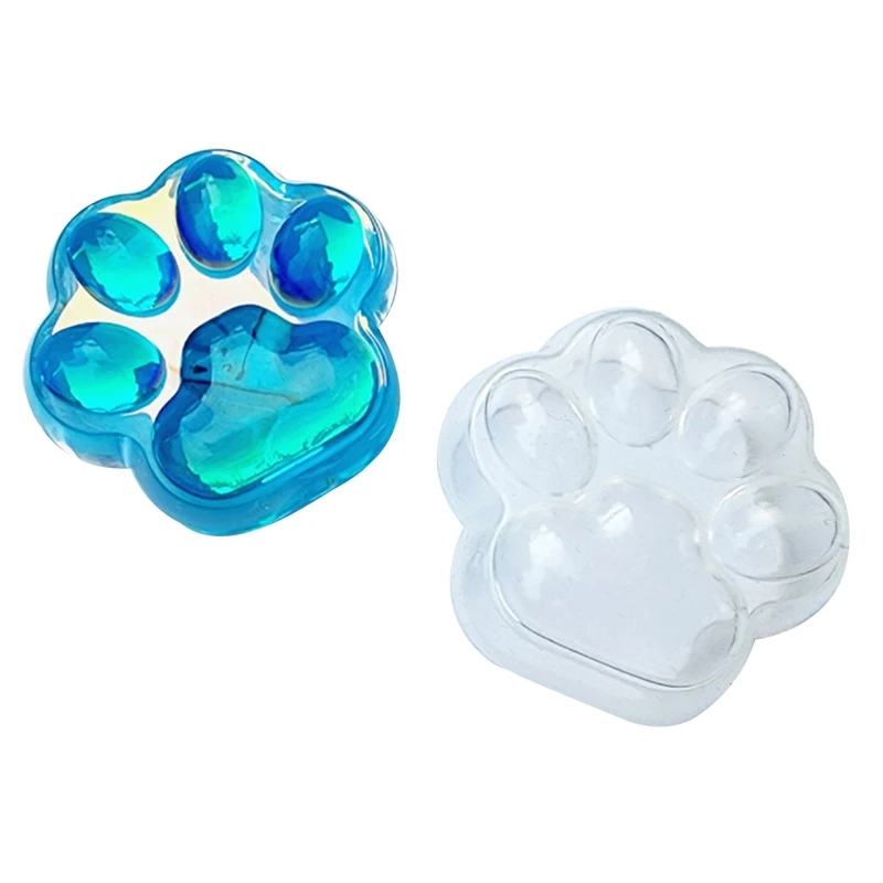 

R3MC Shiny Glossy Silicone Quicksand Molds Paw Silicone Night Light Mold DIY Keychain Pendant Epoxy Resin Crafting Molds