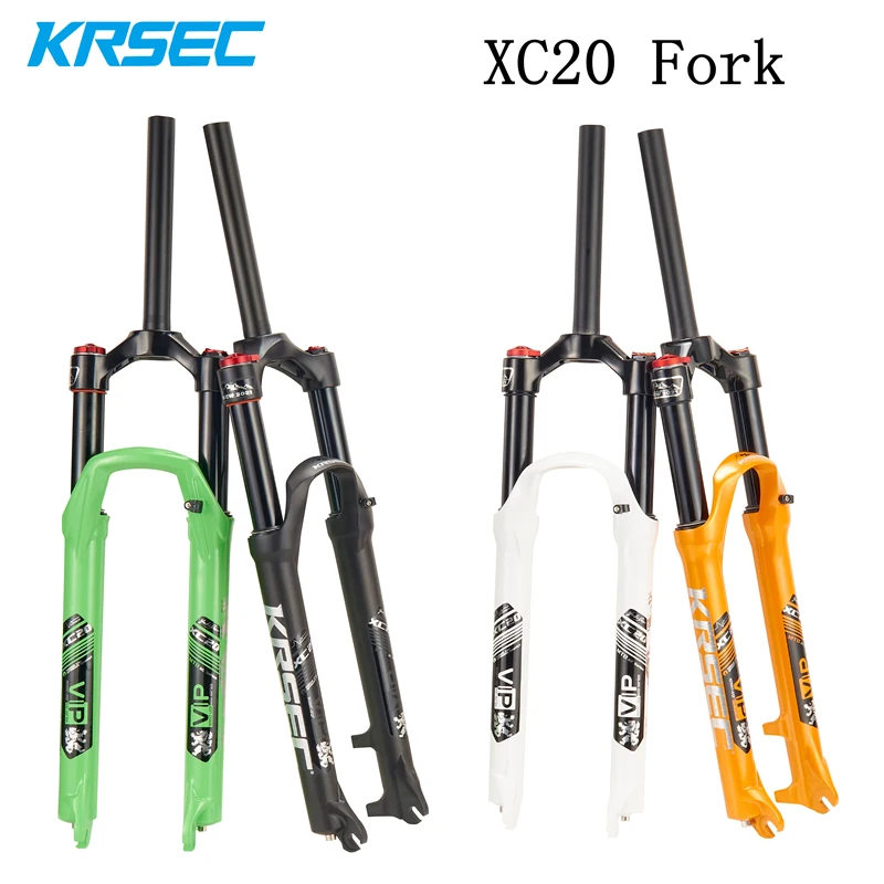 KRSEC Bicycle Fork 26/27.5/29er MTB Fork Air/Oil Bicycle Suspension Disc Brake Alloy Mountain Bike Fork XC20
KRSEC Bicycle Fork 26/27.5/29er MTB Fork Air/Oil Bicycle Suspension Disc Brake Alloy Mountain Bike Fork XC20