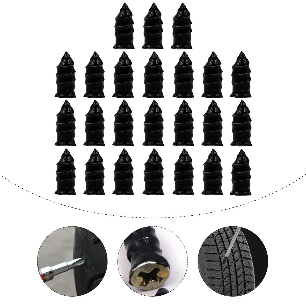 20pcs Tire Screw Rubber Screw Nail Safe Good Nice Tire Nail Screw Nail Rubber Nail for Repairing Car Tire
20pcs Tire Screw Rubber Screw Nail Safe Good Nice Tire Nail Screw Nail Rubber Nail for Repairing Car Tire