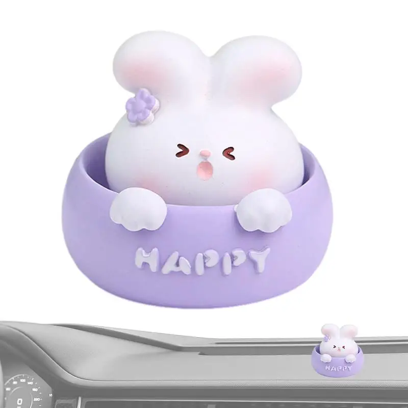 Resin Cute Rabbit Toys Swinging Animated Bobble Dancer Shaking Head Toy Car Ornament Dashboard Decoration
Resin Cute Rabbit Toys Swinging Animated Bobble Dancer Shaking Head Toy Car Ornament Dashboard Decoration