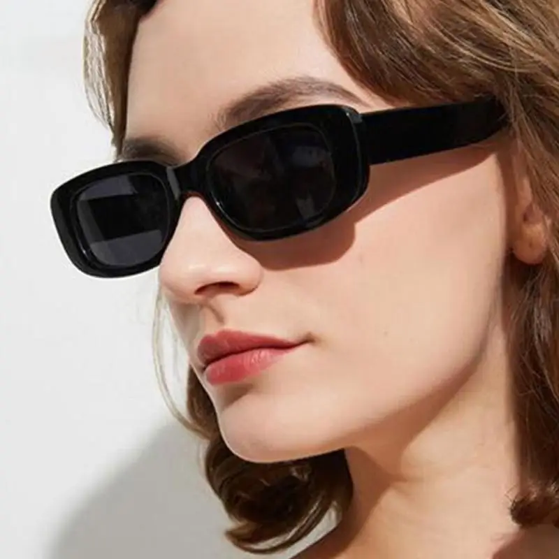 

Солнцезащитные очки унисекс, прямоугольной формы, с защитой от ультрафиолета, в квадратной оправе, для езды на велосипеде, лето