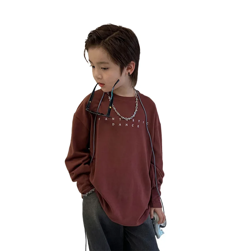 Детская Хлопковая Базовая рубашка, удобная футболка с длинным рукавом для мальчиков и девочек в стиле Харадзюку
Детская Хлопковая Базовая рубашка, удобная футболка с длинным рукавом для мальчиков и девочек в стиле Харадзюку